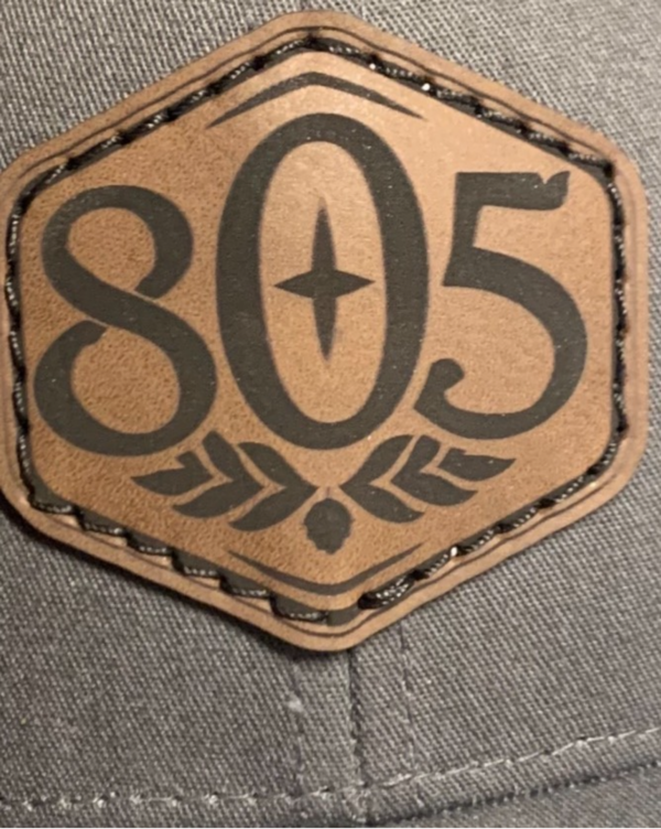 805 engraved patch