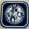 2D engraved sticker of County of Ventura logo